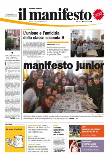 prima pagina scuola largo oriani II H